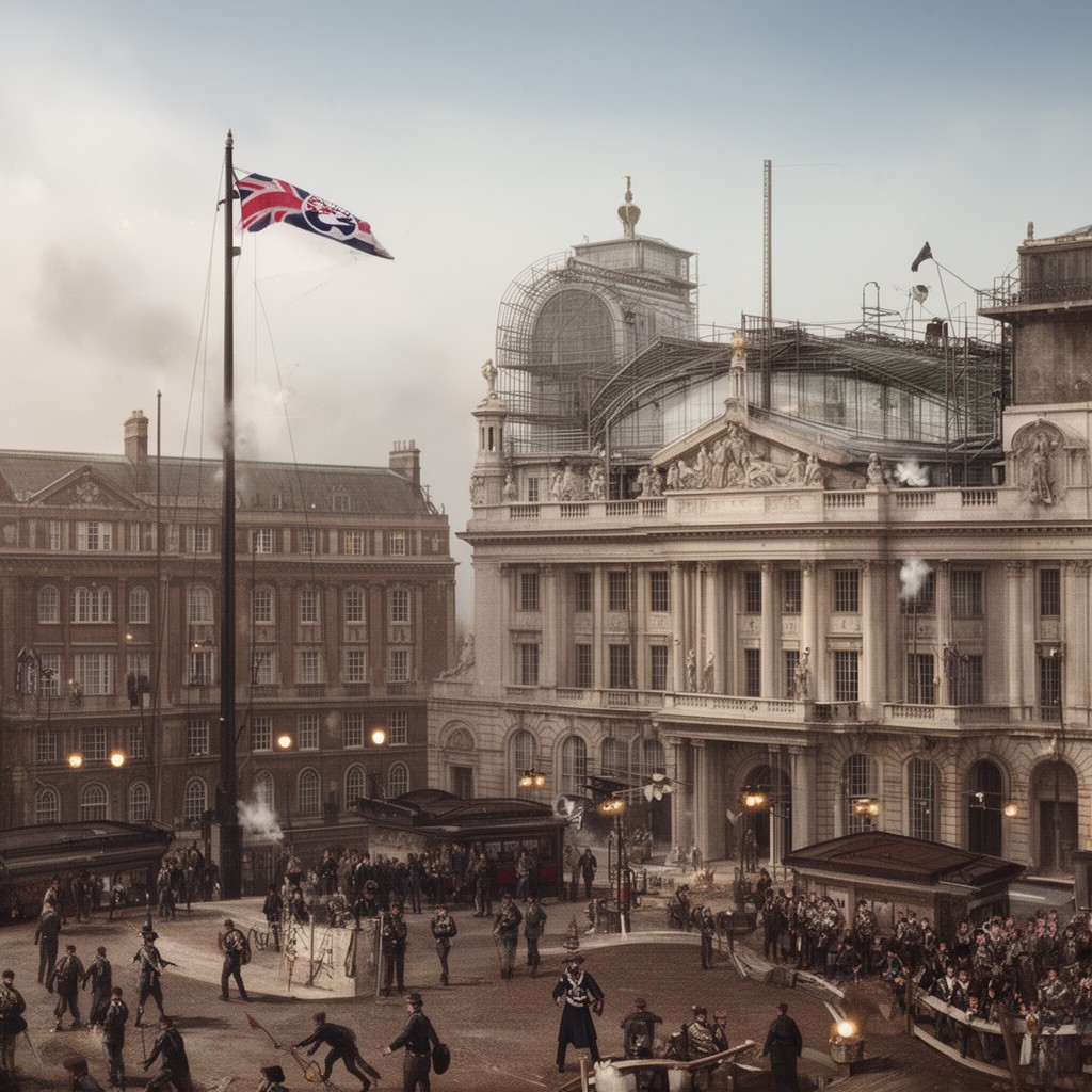 AI-generated illustration of Headquarters London District (elements)