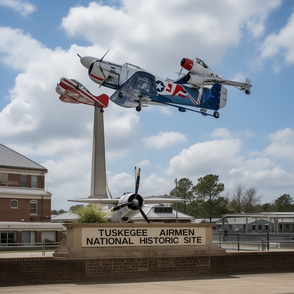 AI-generated illustration of Tuskegee Airmen National Historic Site