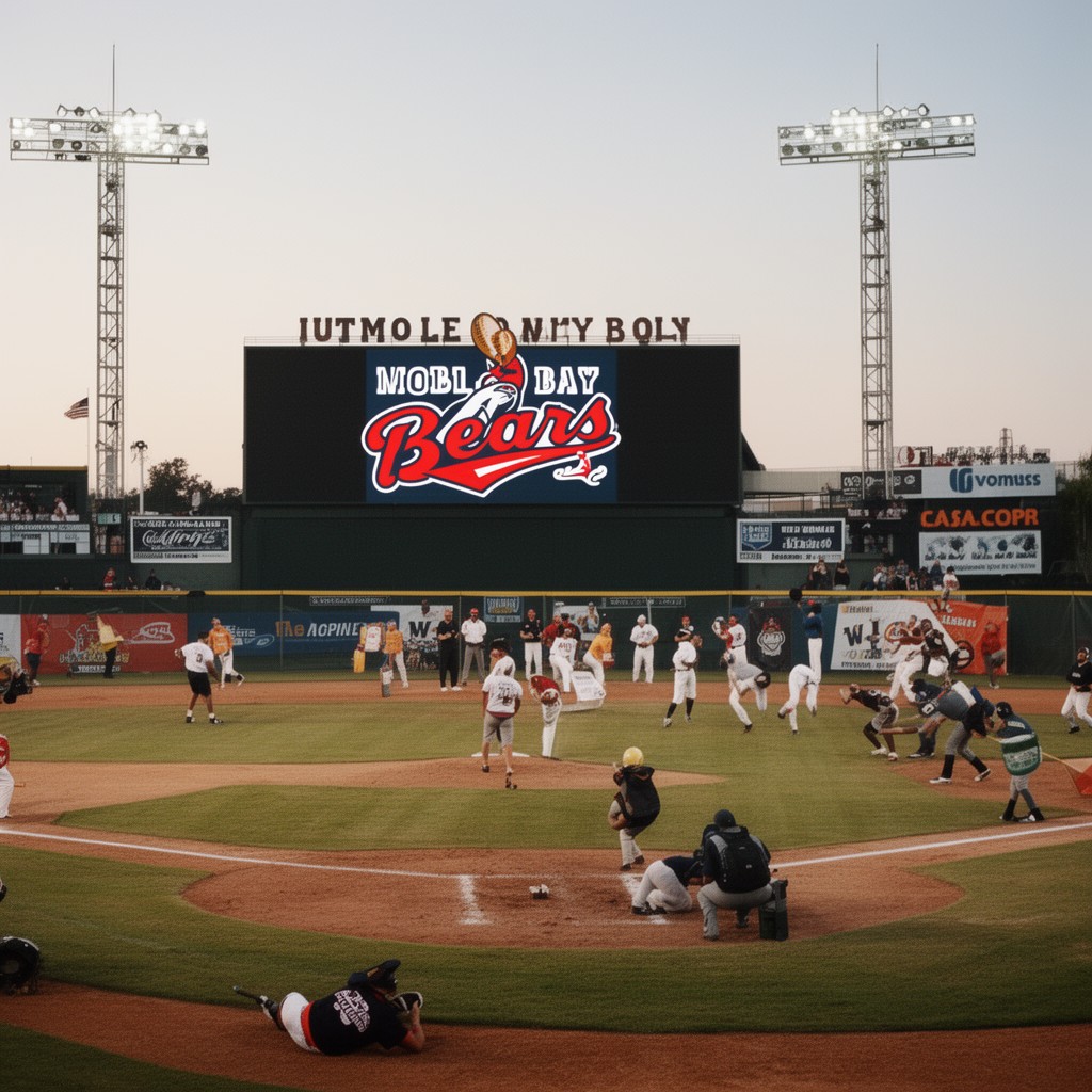 AI-generated illustration of Mobile BayBears