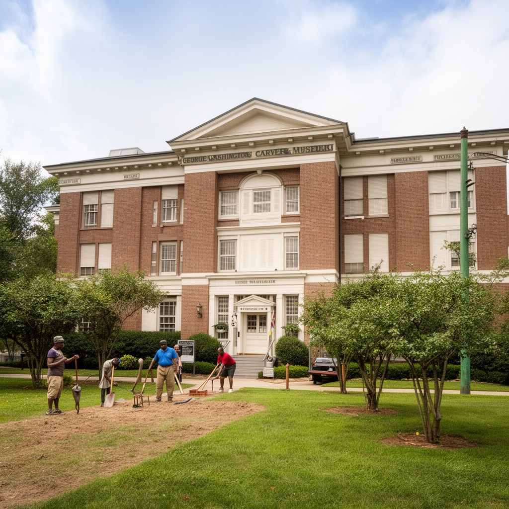 AI-generated illustration of George Washington Carver Museum