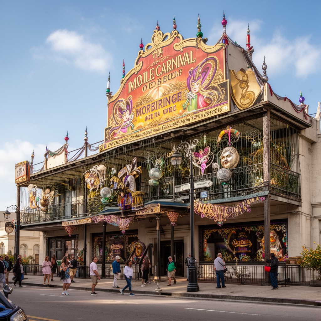AI-generated illustration of Mobile Carnival Museum