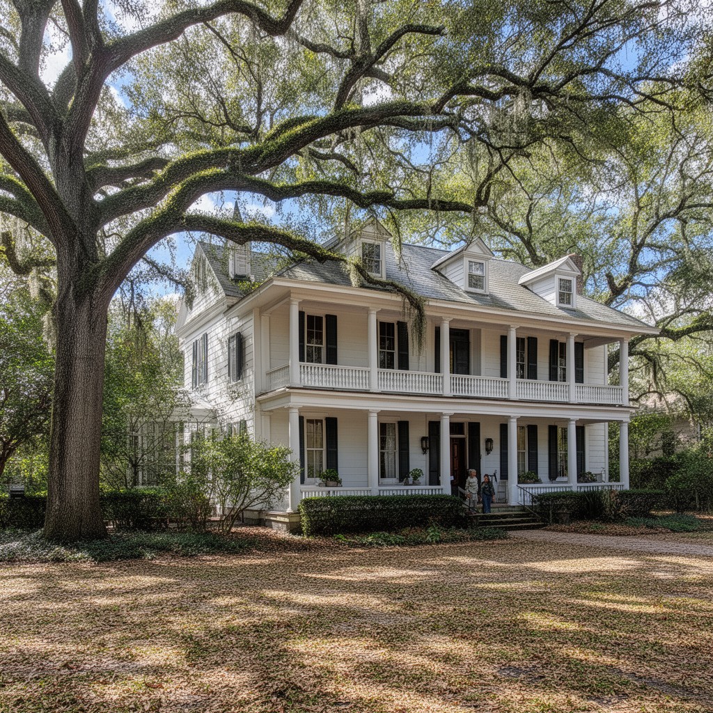 AI-generated illustration of Oakleigh Historic Complex