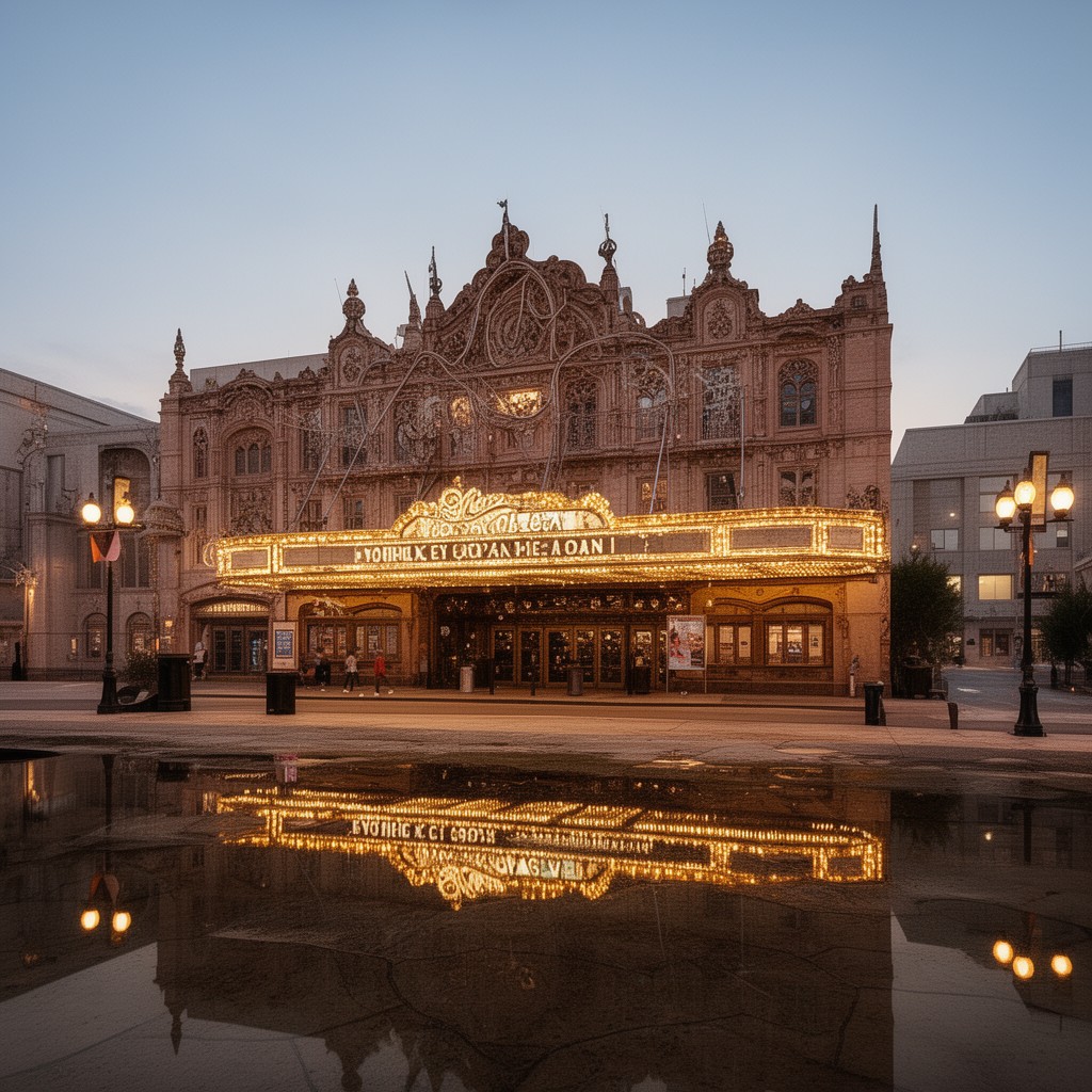 AI-generated illustration of Saenger Theatre Mobile