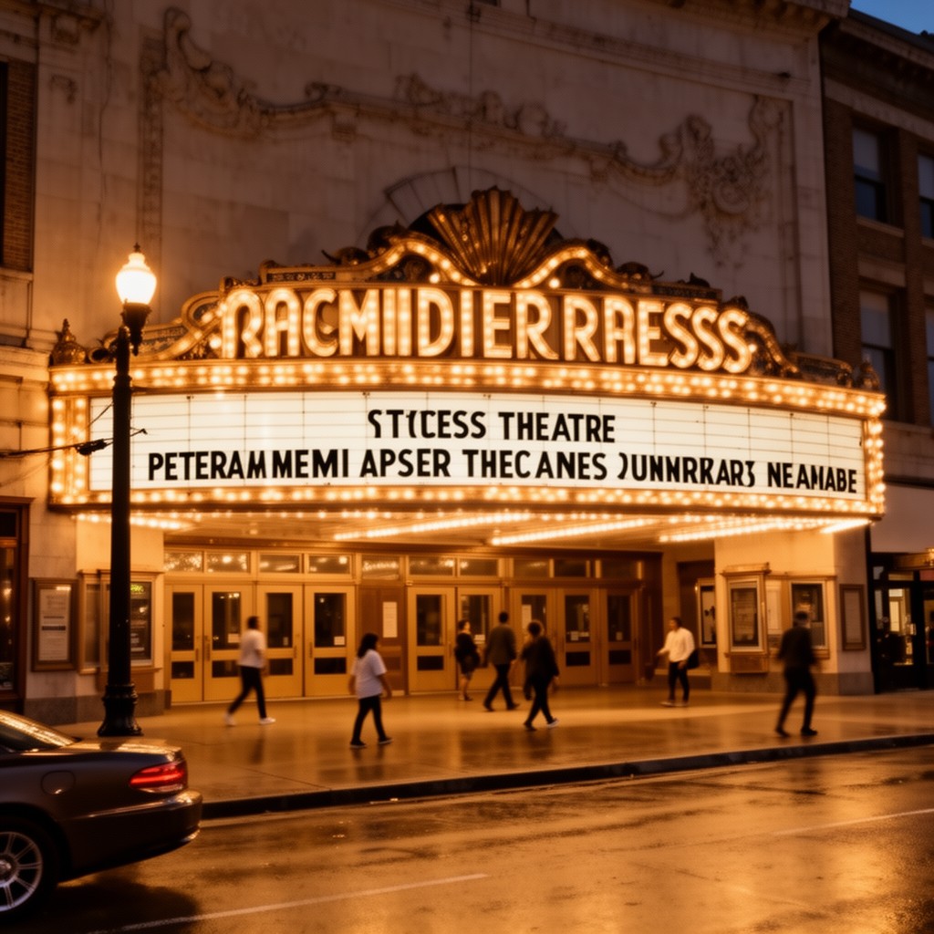 AI-generated illustration of Princess Theatre Decatur