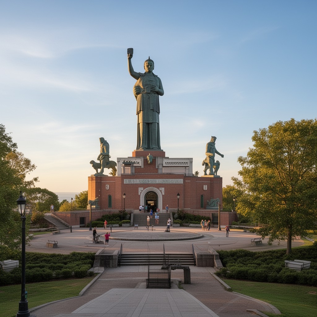 AI-generated illustration of Vulcan Park and Museum