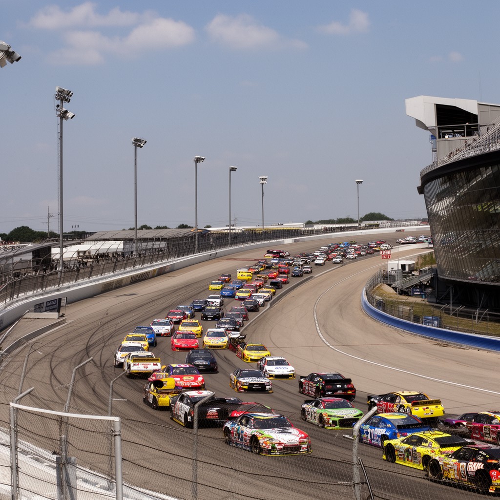 AI-generated illustration of Talladega Superspeedway