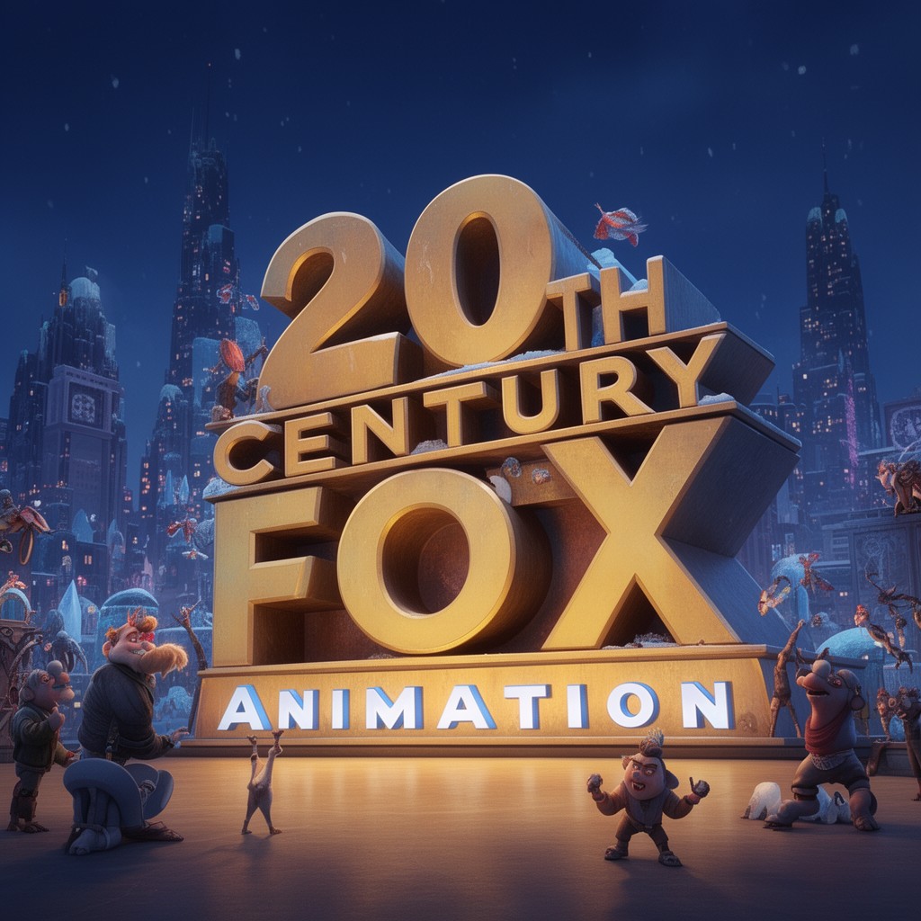AI-generated illustration of 20th Century Fox Animation