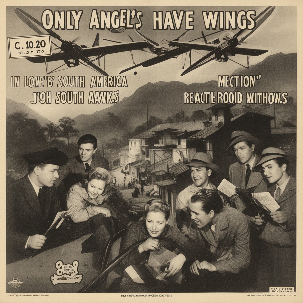 AI-generated illustration of Only Angels Have Wings