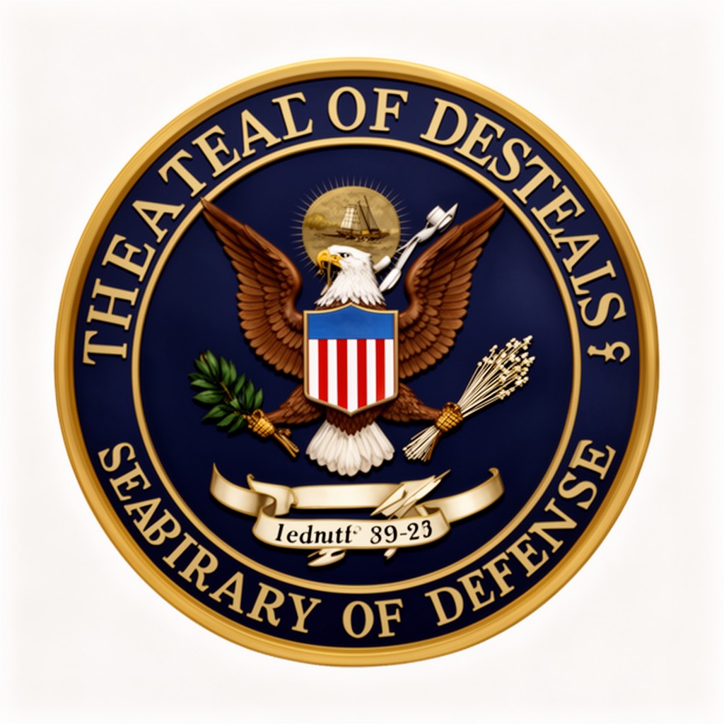 AI-generated illustration of Seal of the United States Department of Defense