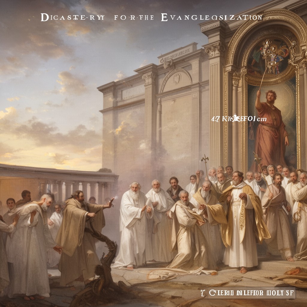 AI-generated illustration of Dicastery for the Evangelization