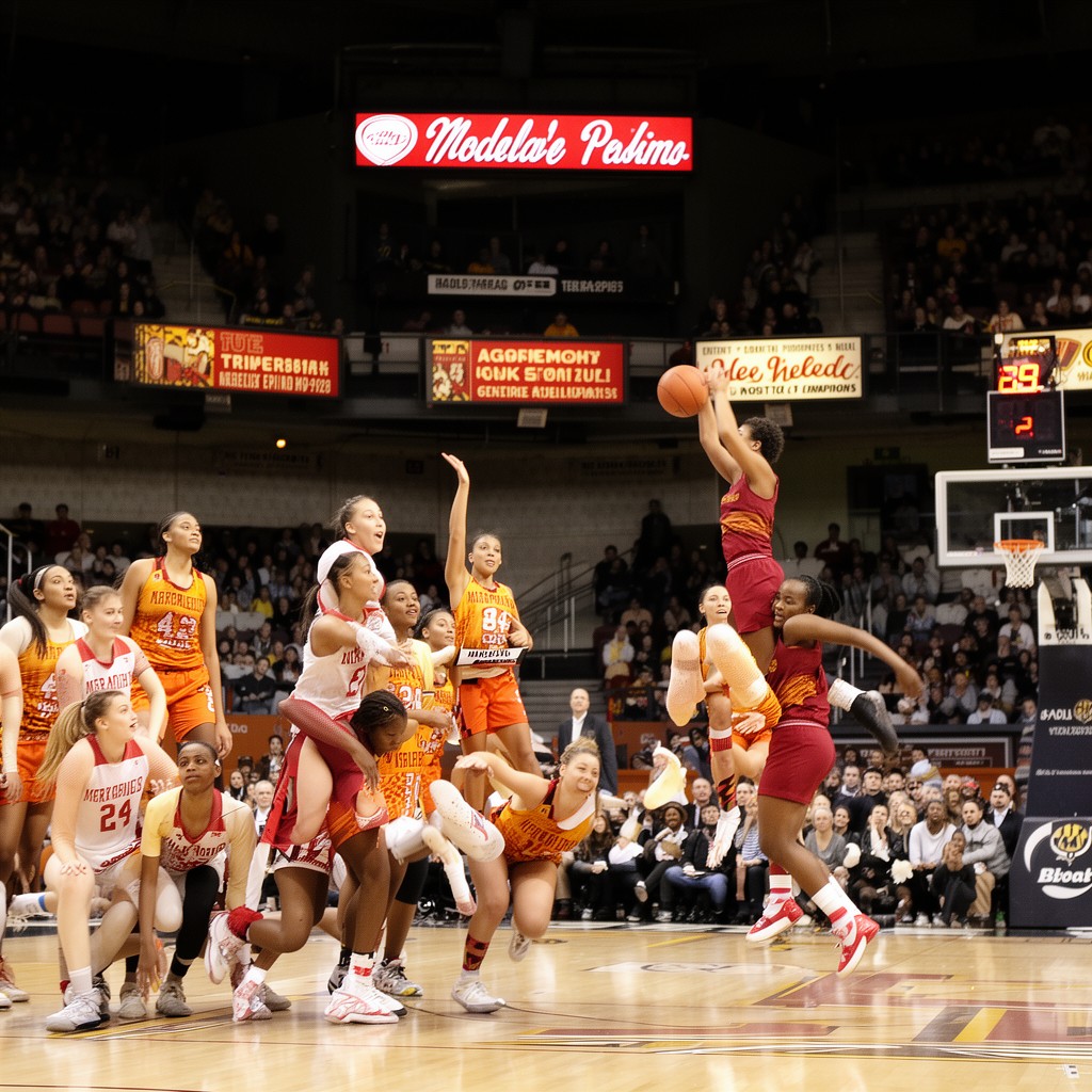 AI-generated illustration of Maryland Terrapins women’s basketball