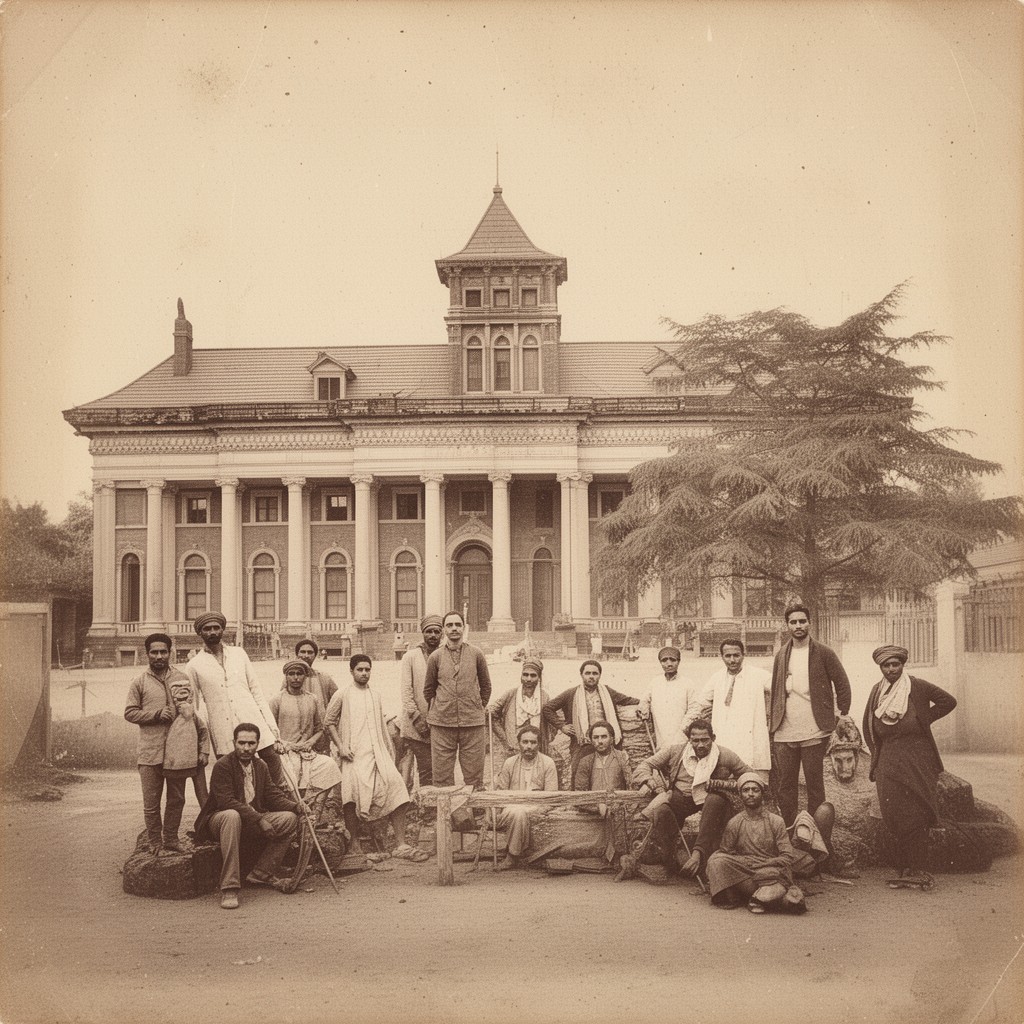 AI-generated illustration of Indian National Association