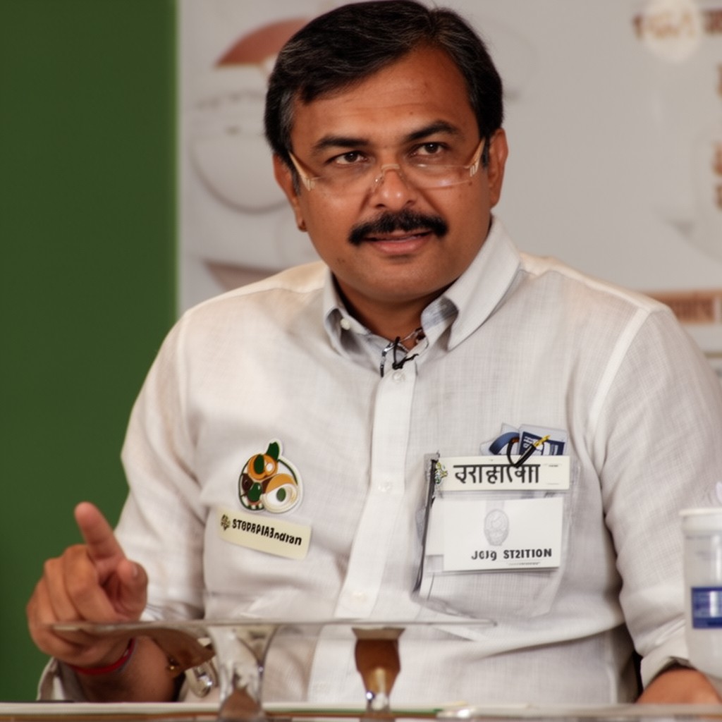 AI-generated illustration of President of the Indian National Congress