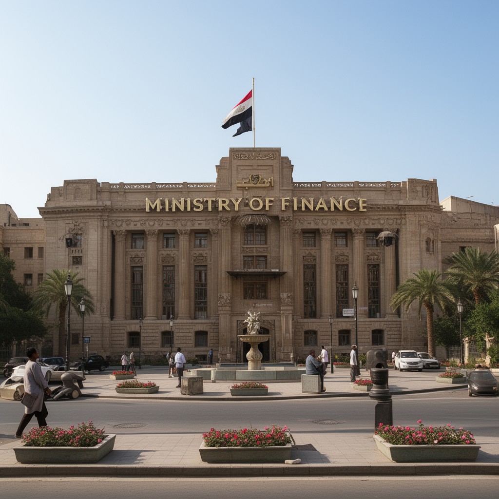 AI-generated illustration of Ministry of Finance of Egypt