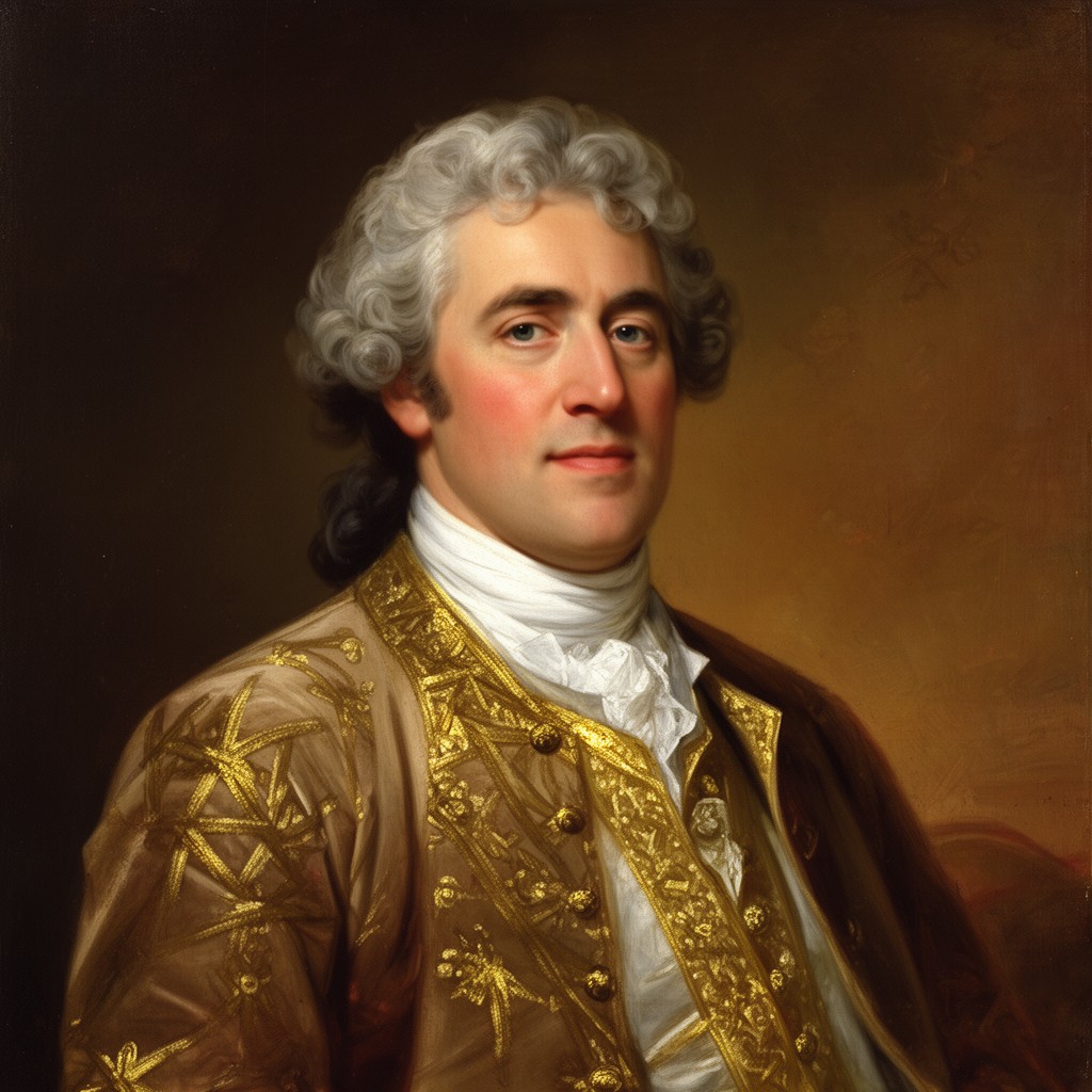 AI-generated illustration of William Shirley