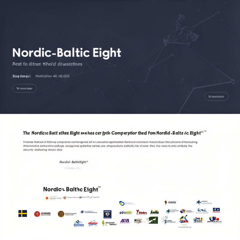 AI-generated illustration of Nordic–Baltic Eight