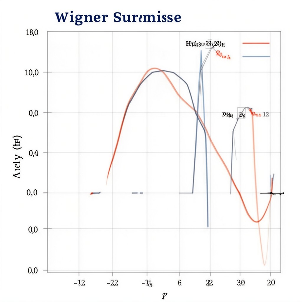 AI-generated illustration of Wigner surmise