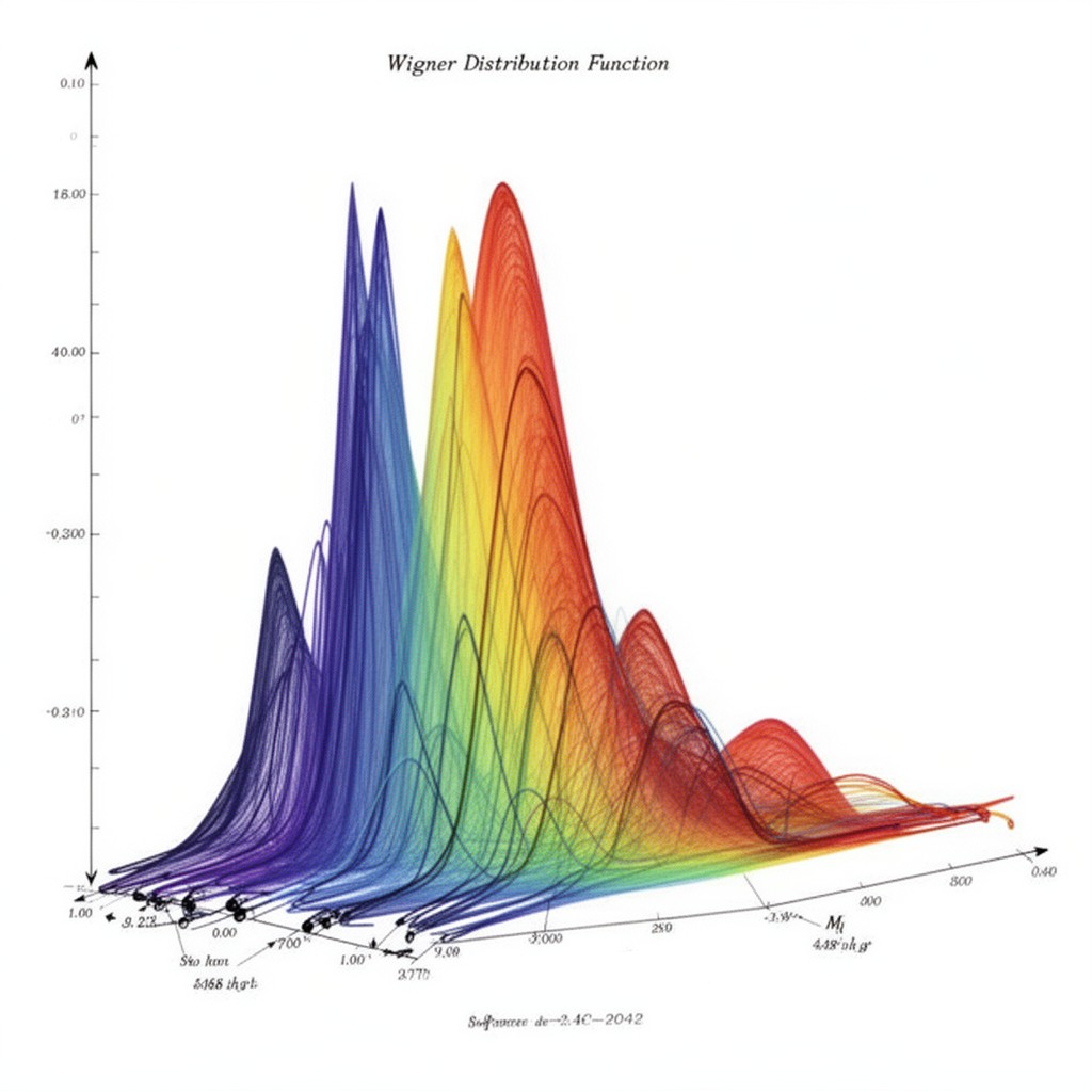 AI-generated illustration of Wigner distribution function