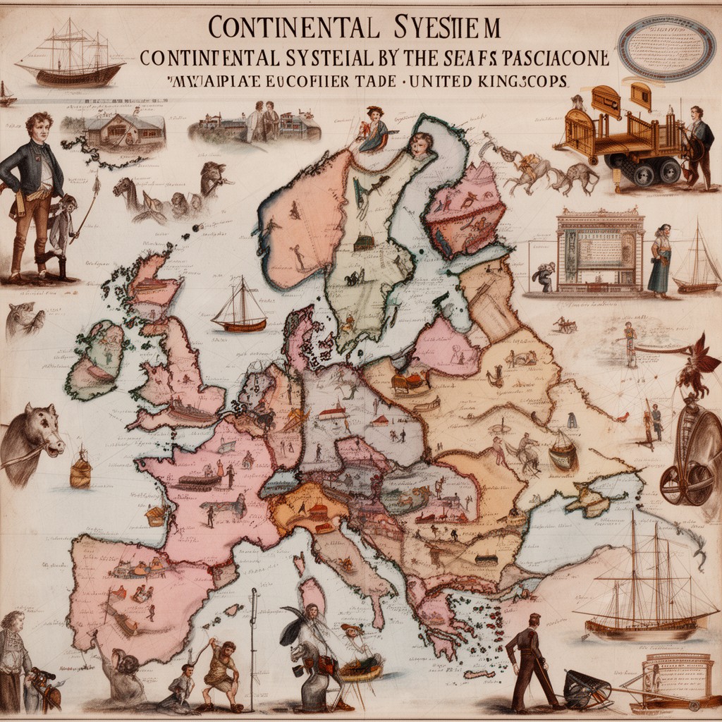 AI-generated illustration of Continental System
