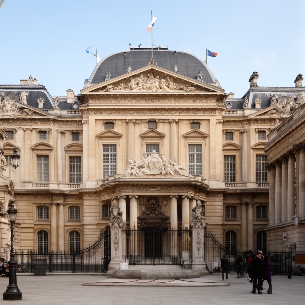 AI-generated illustration of Les Invalides, Paris