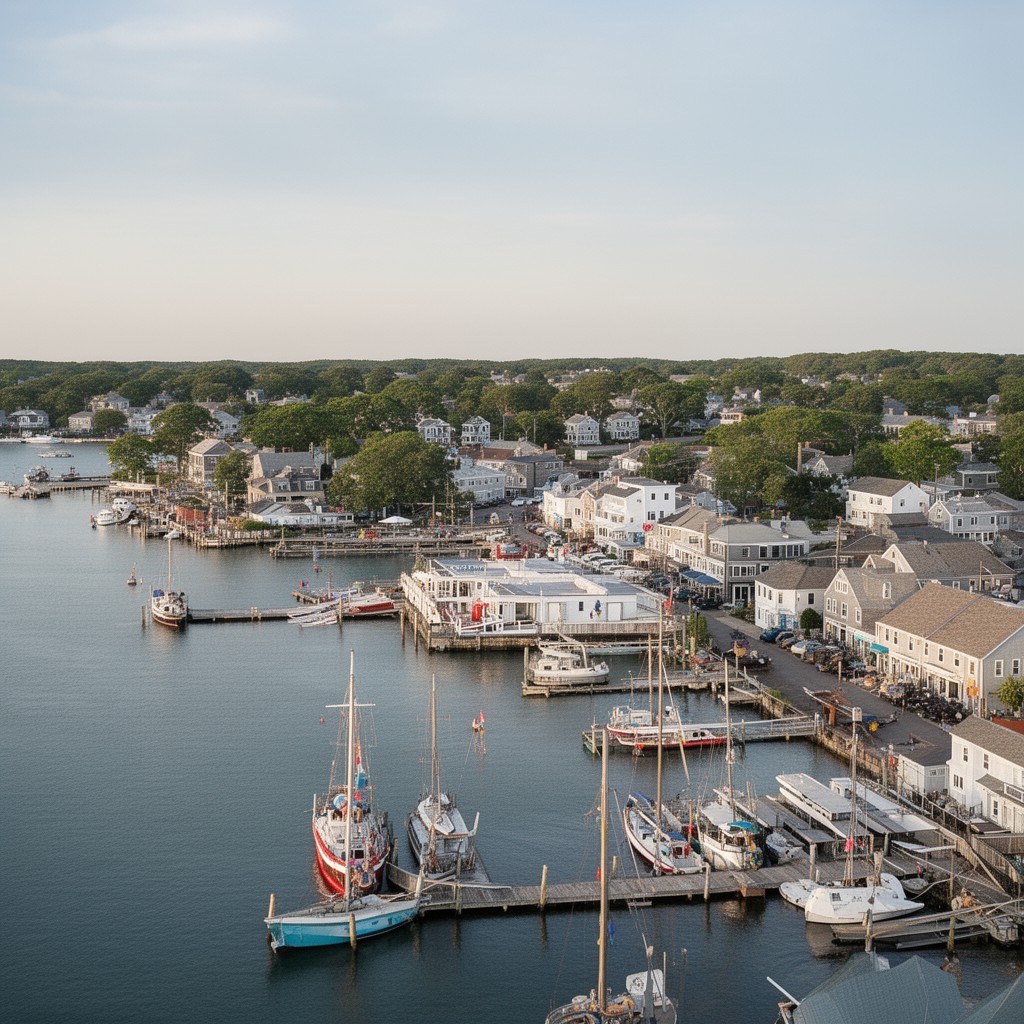 AI-generated illustration of town of Tisbury, Massachusetts