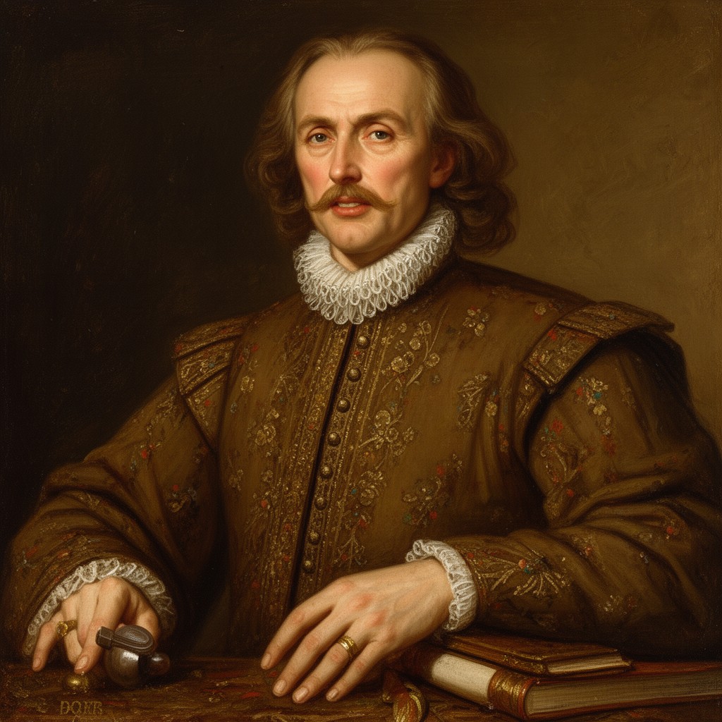 AI-generated illustration of Edmund Spenser