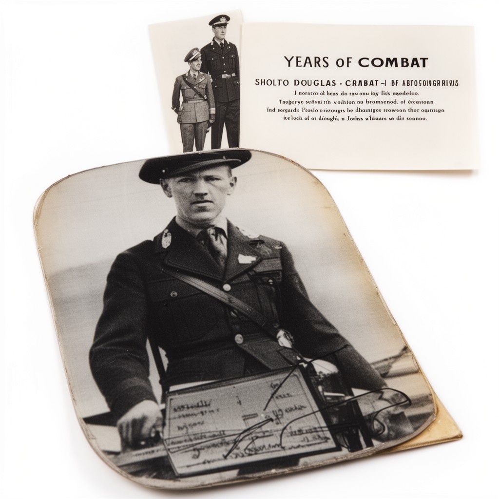 AI-generated illustration of autobiography "Years of Combat"