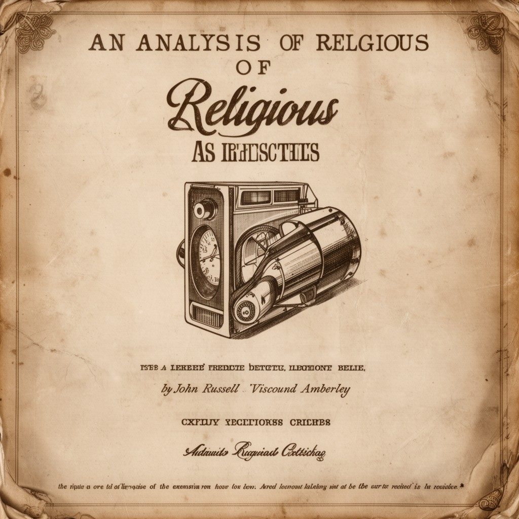 AI-generated illustration of An Analysis of Religious Belief