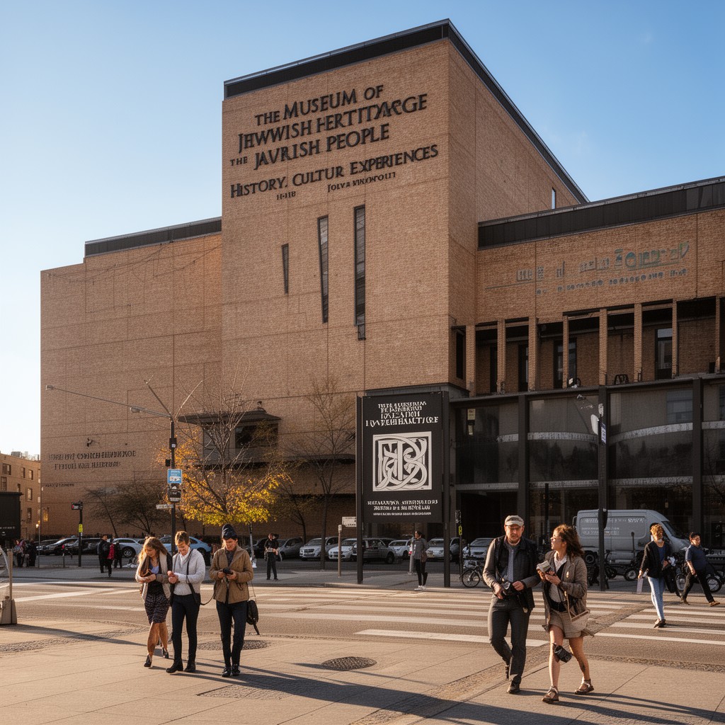 AI-generated illustration of Museum of Jewish Heritage