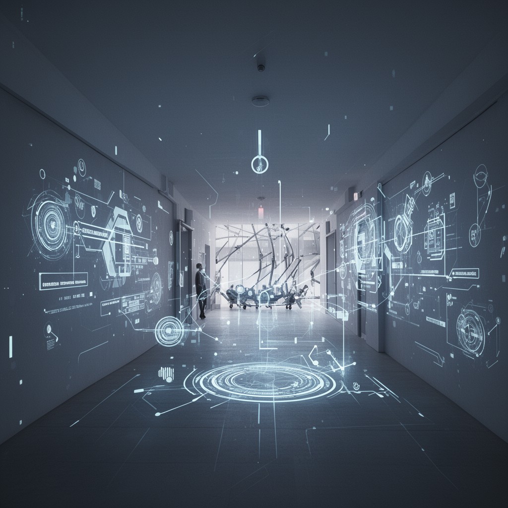 AI-generated illustration of Graduate School of Information Science and Technology