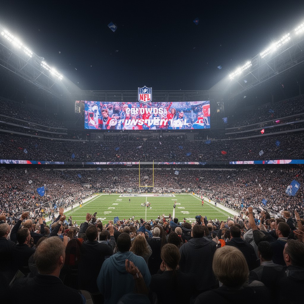 AI-generated illustration of NFL playoffs