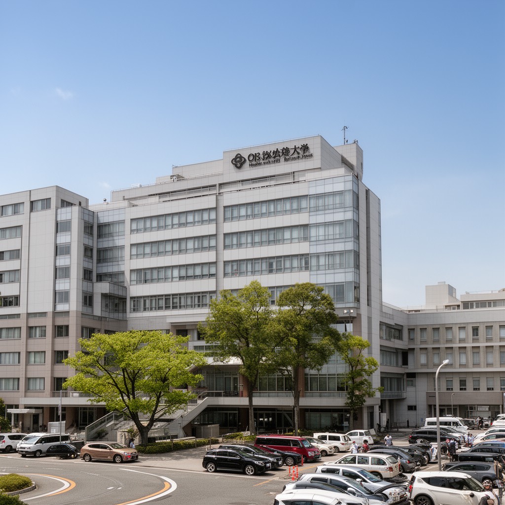 AI-generated illustration of Osaka University Hospital