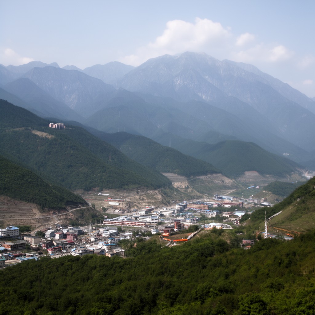 AI-generated illustration of Gangwon Province, North Korea