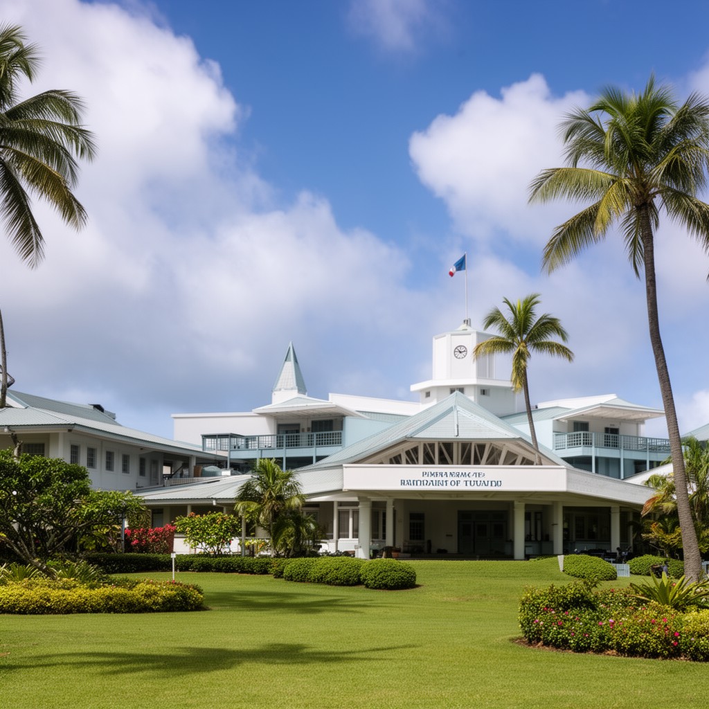 AI-generated illustration of Parliament of Tuvalu