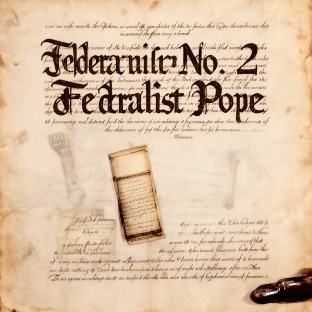 AI-generated illustration of Federalist No. 2