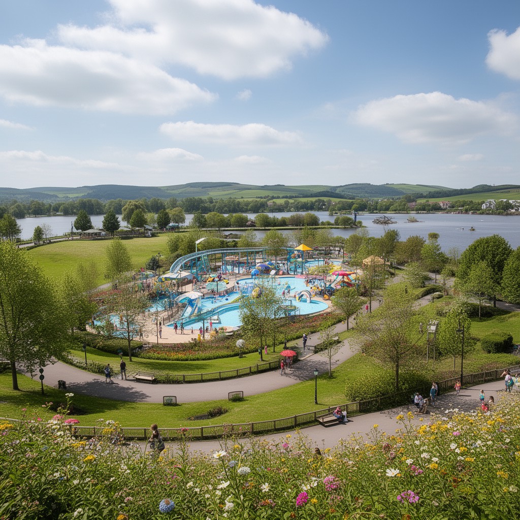 AI-generated illustration of Sandy Water Park