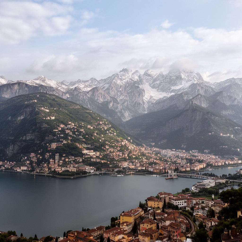 AI-generated illustration of France and Italy