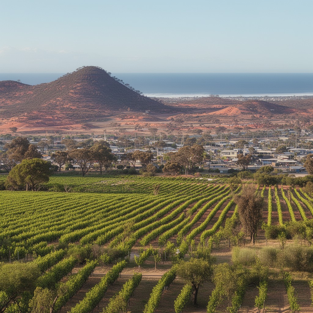 AI-generated illustration of South Australia