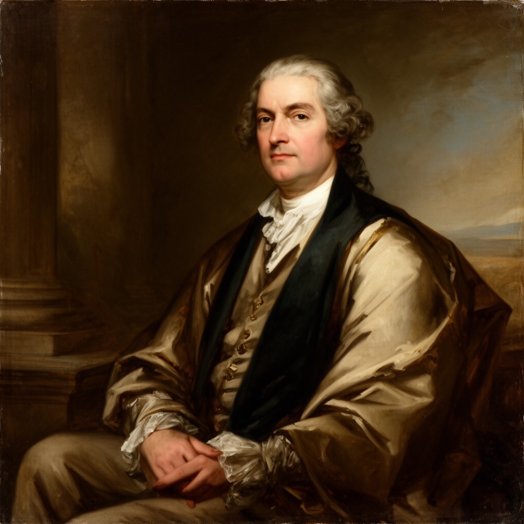 AI-generated illustration of Gavin Hamilton