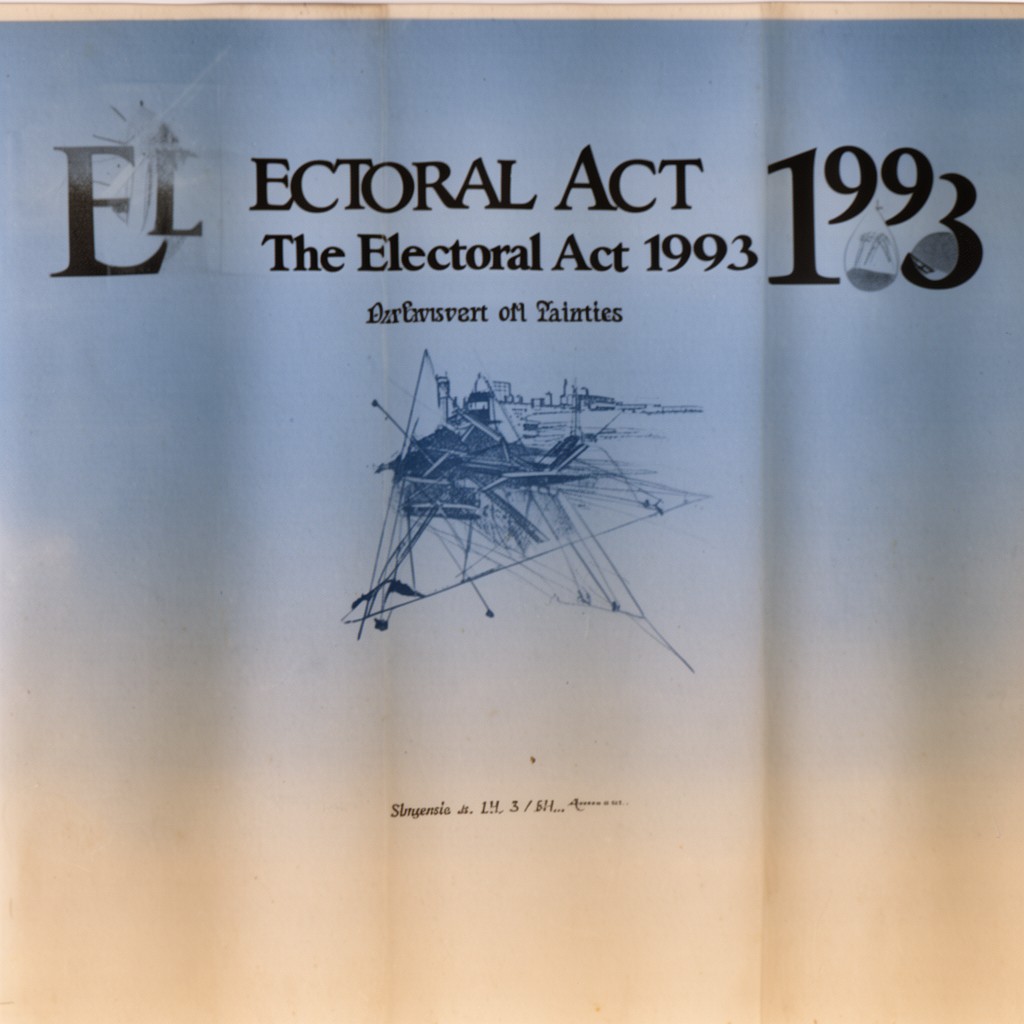 AI-generated illustration of Electoral Act 1993