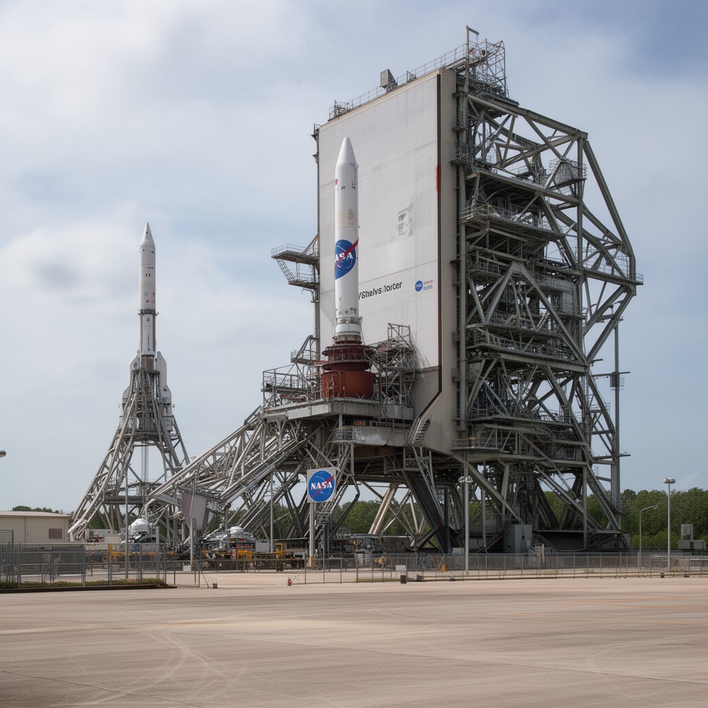 AI-generated illustration of A-1 Test Stand