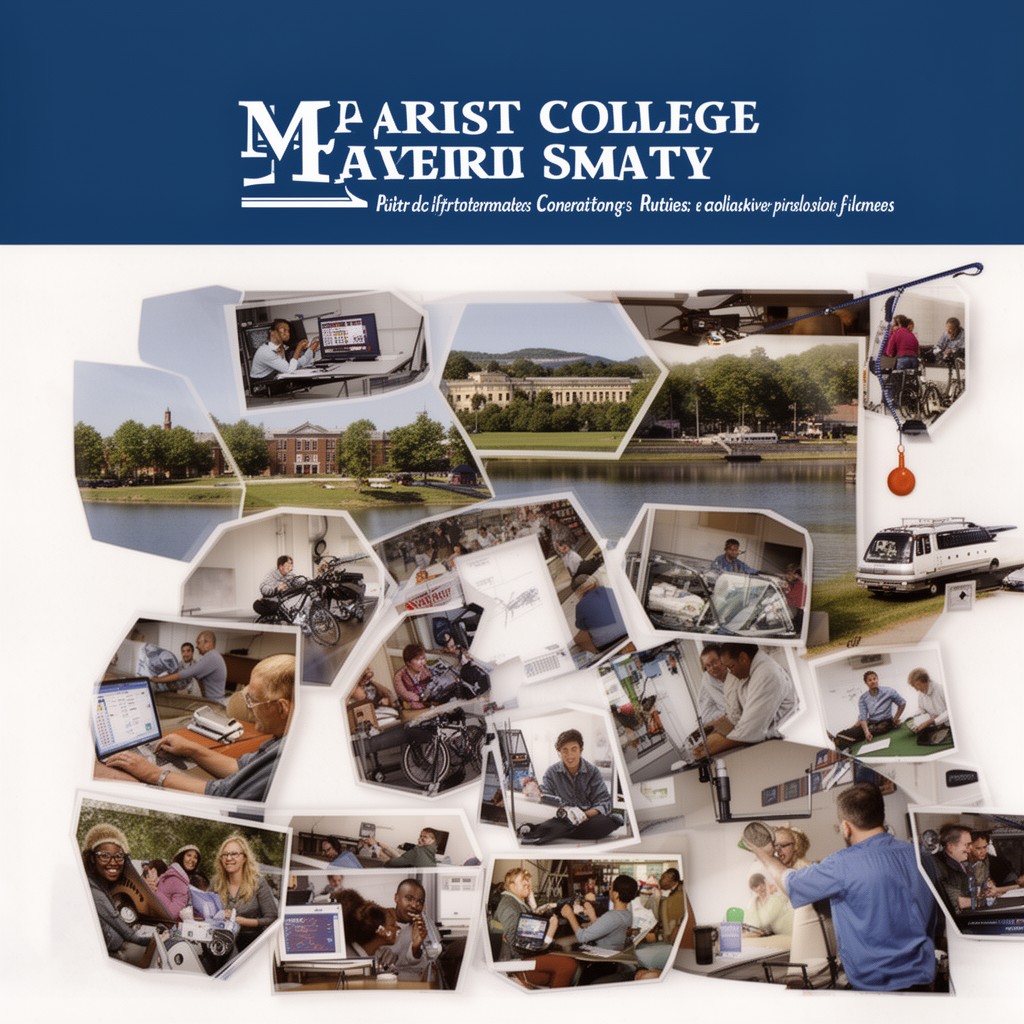 AI-generated illustration of Marist College