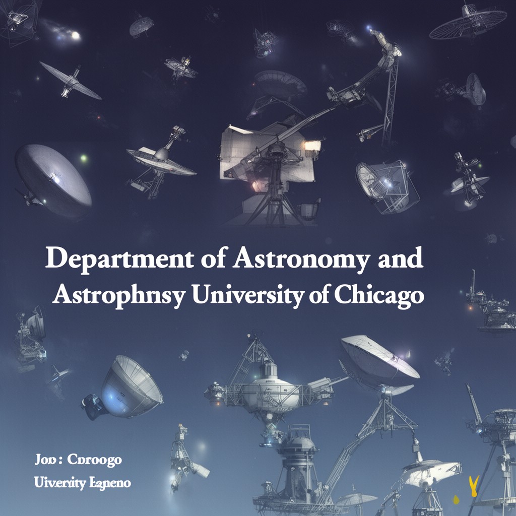 AI-generated illustration of Department of Astronomy and Astrophysics, University of Chicago