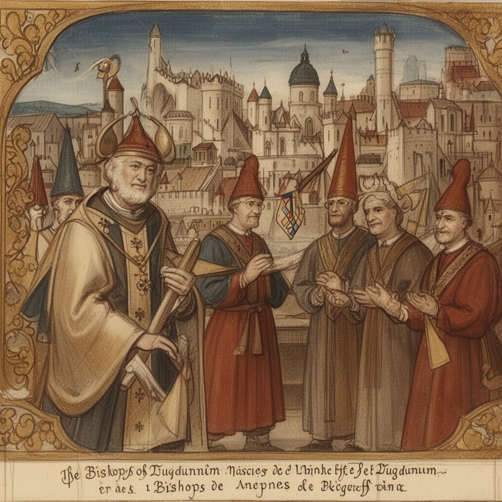 AI-generated illustration of Bishop of Lugdunum