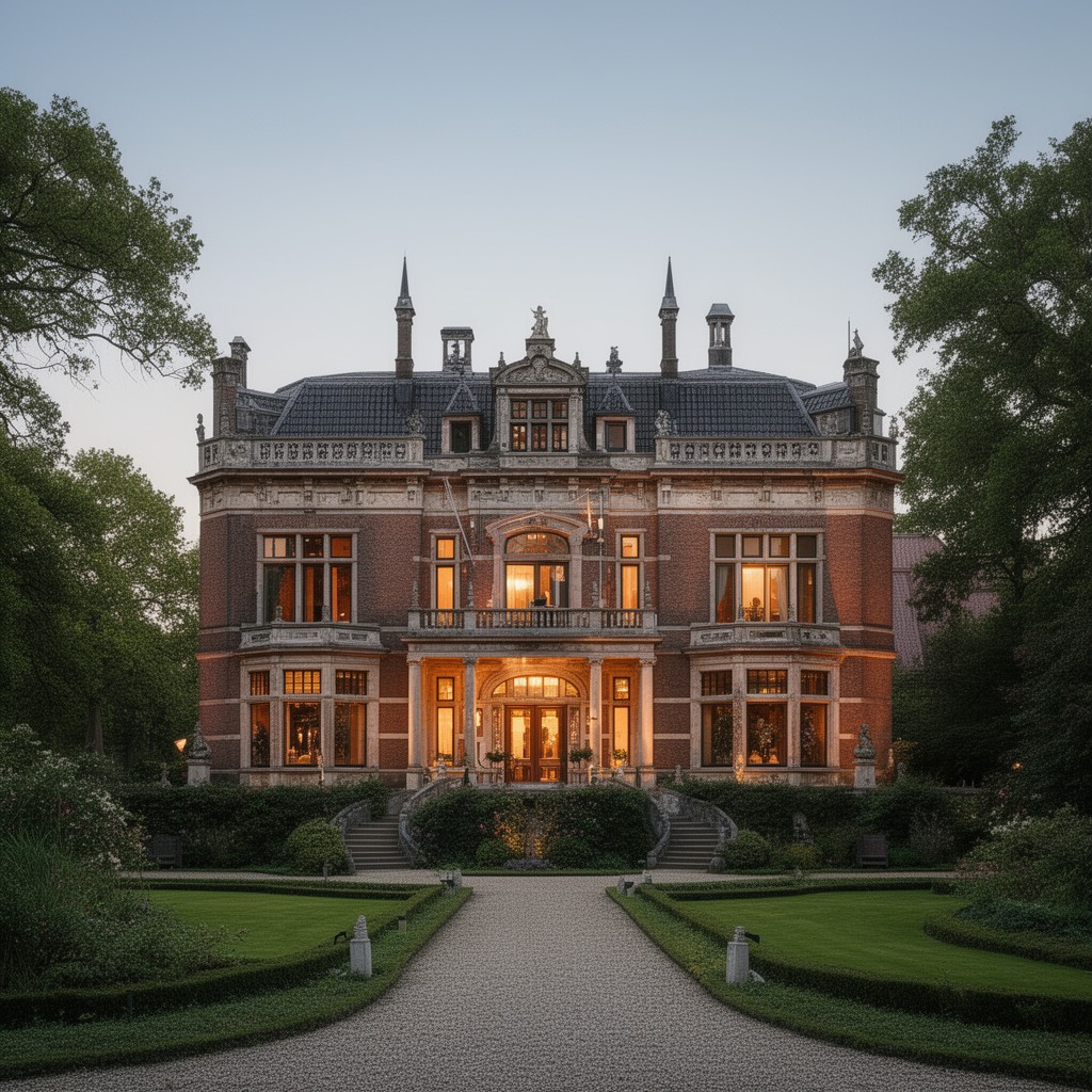 AI-generated illustration of Huis Doorn