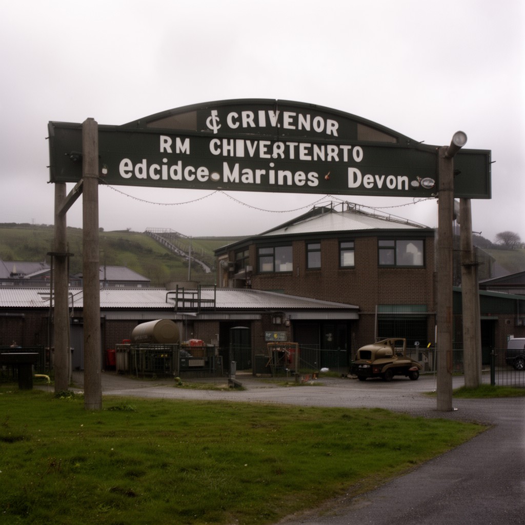 AI-generated illustration of RM Chivenor, Devon