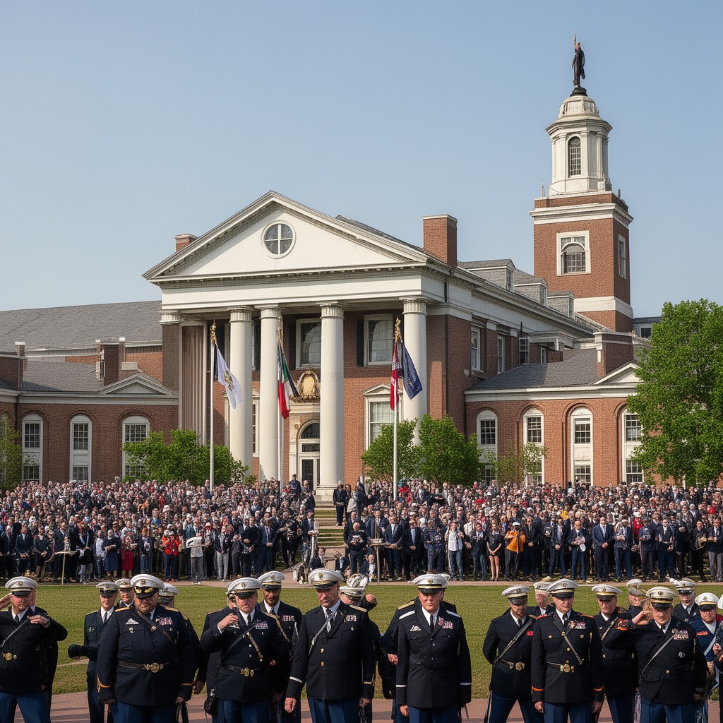AI-generated illustration of Virginia Military Institute