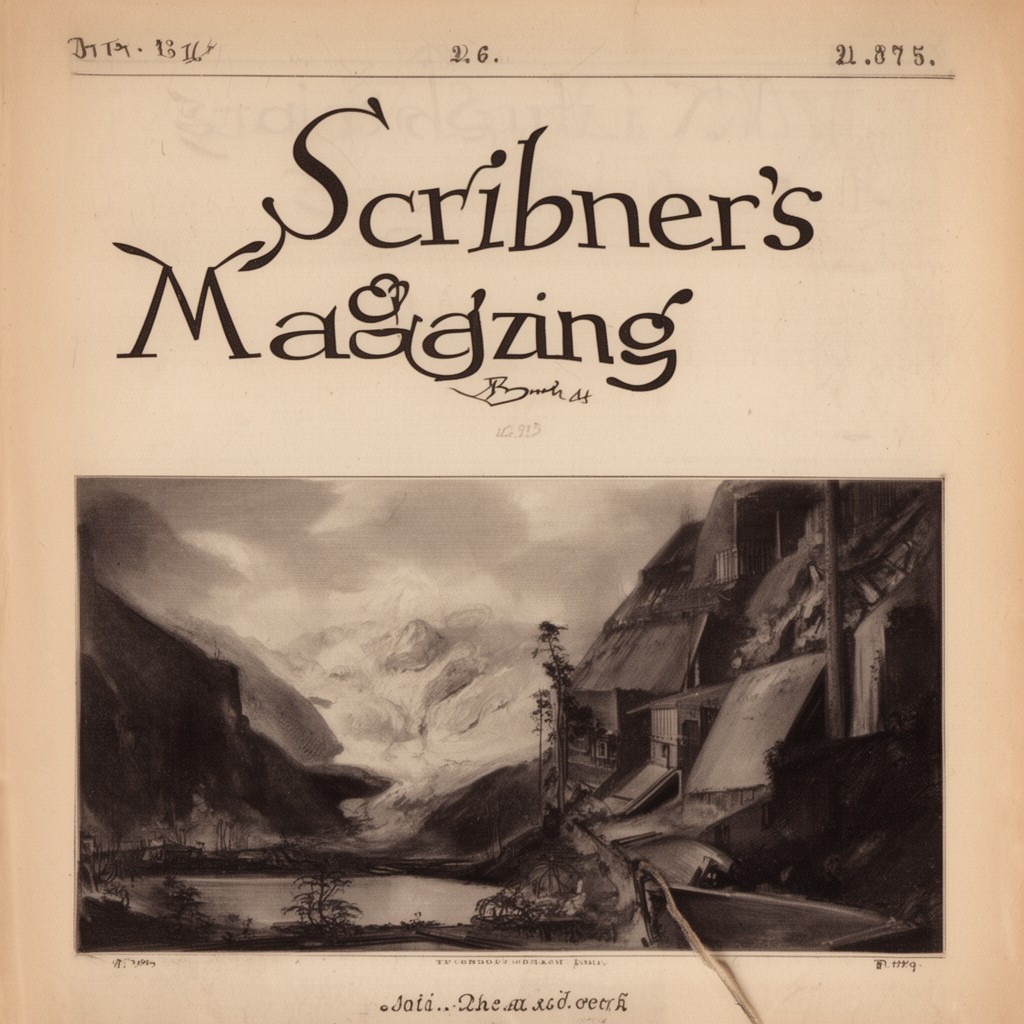 AI-generated illustration of Scribner's Magazine