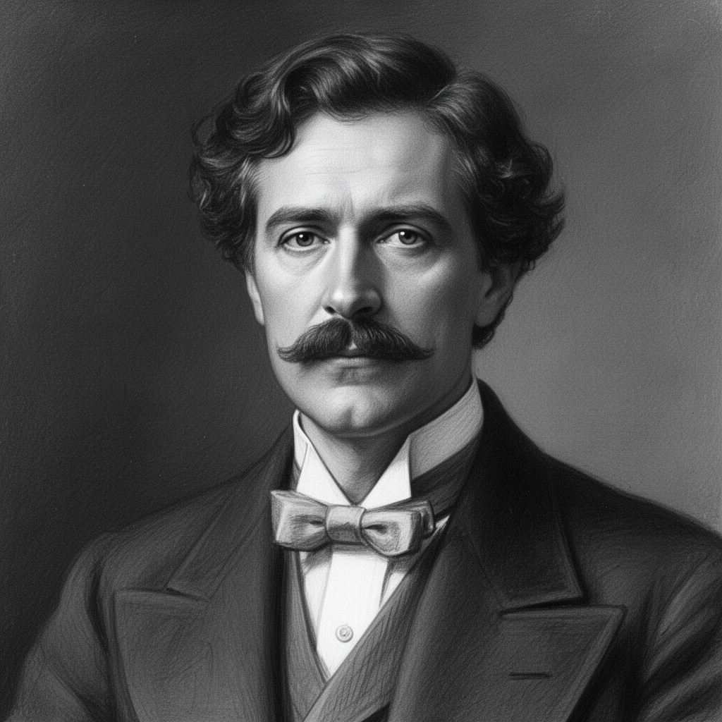 AI-generated illustration of Hugo von Hofmannsthal