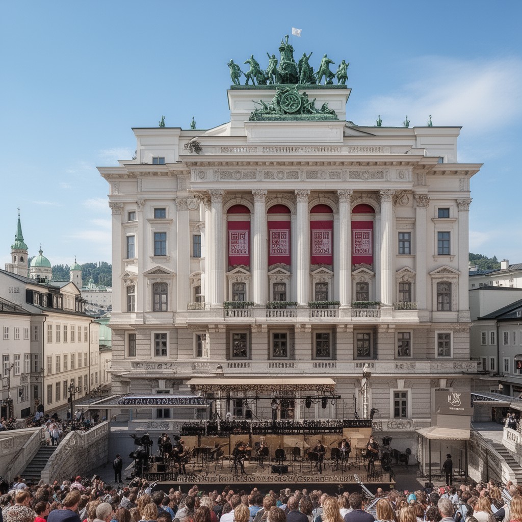 AI-generated illustration of Großes Festspielhaus